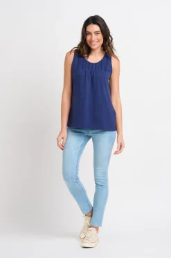 Brakeburn Alice Vest Navy Store