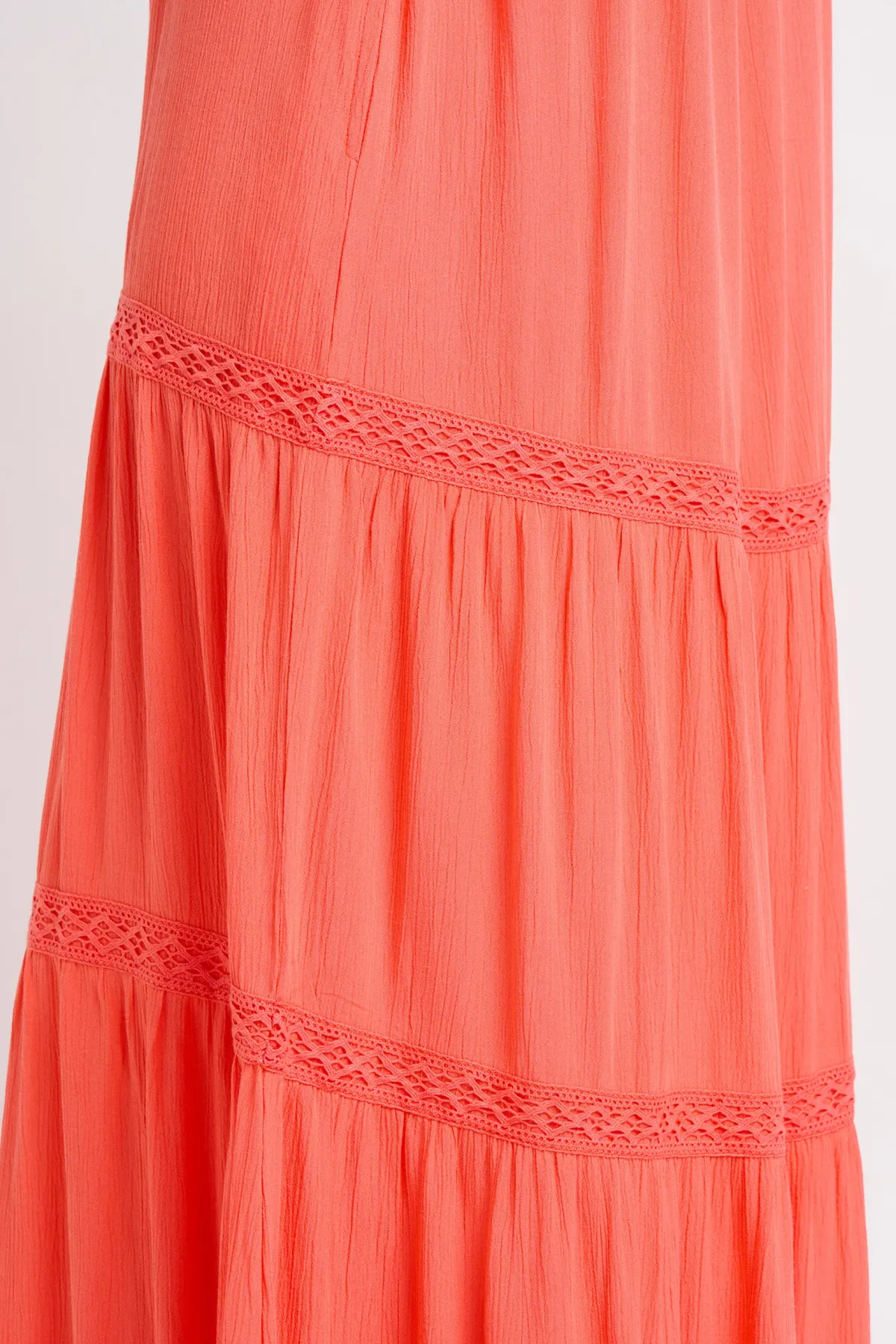 Brakeburn Amara Maxi Dress Coral Fashion