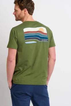 Brakeburn Astroglide Tee Green Outlet