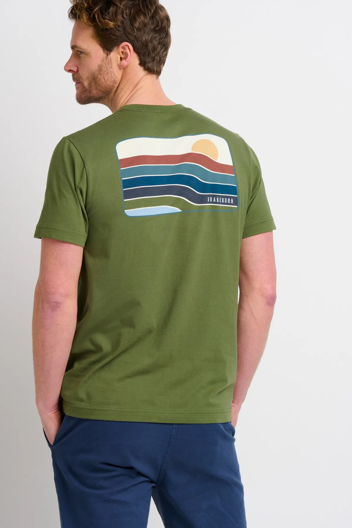 Brakeburn Astroglide Tee Green Outlet