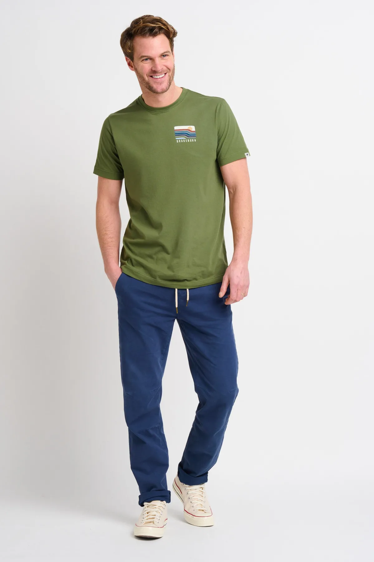 Brakeburn Astroglide Tee Green Outlet