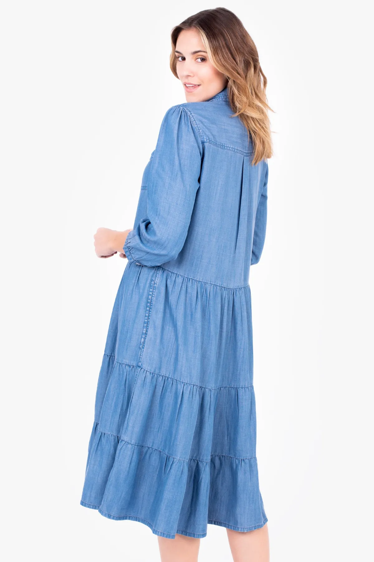 Brakeburn Aubree Shirt Dress Blue Store