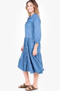 Brakeburn Aubree Shirt Dress Blue Store