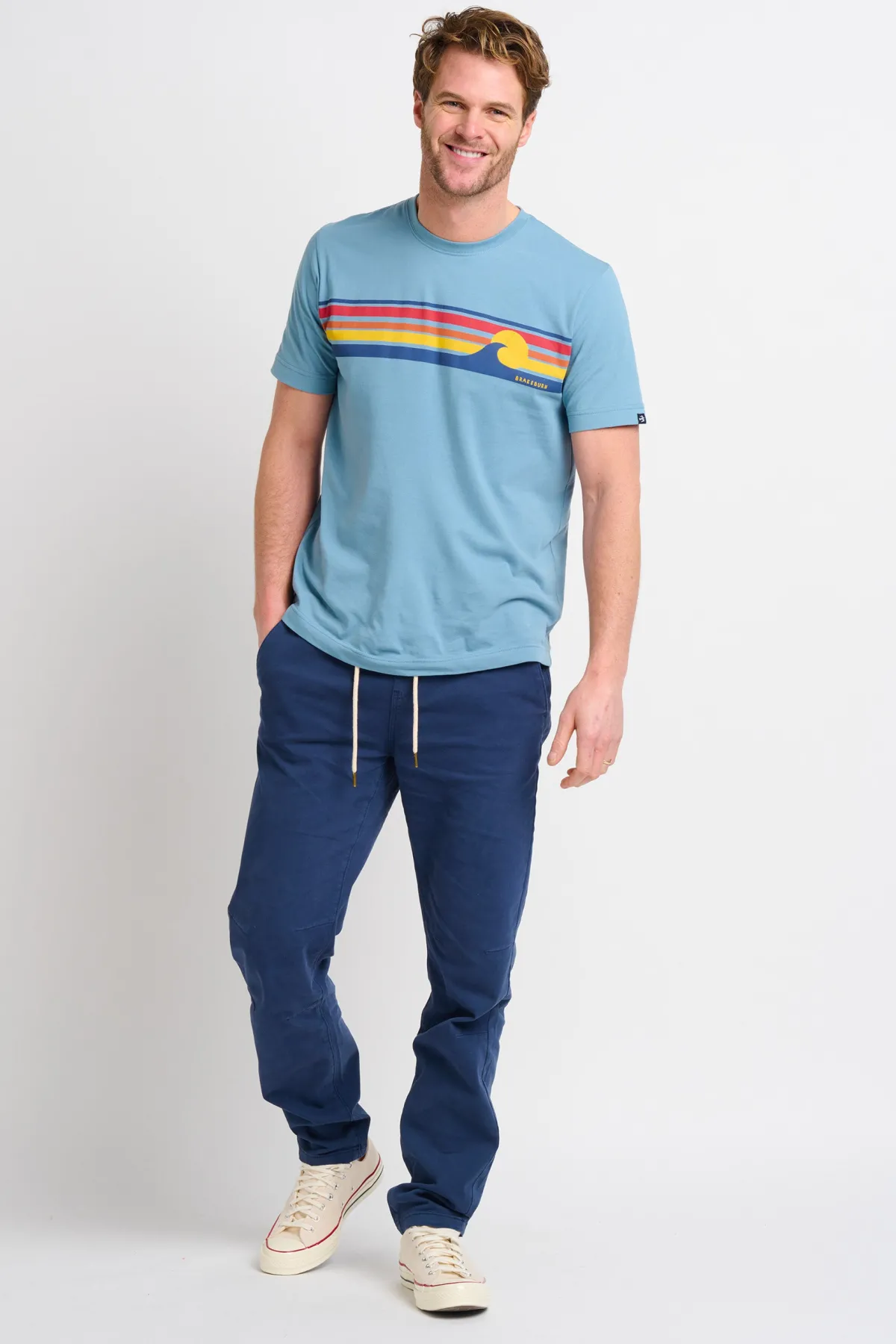 Brakeburn Beach Pants Navy Cheap