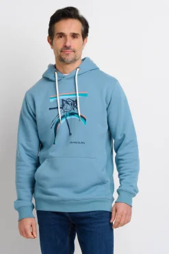 Brakeburn Bikes Hoodie Blue Outlet