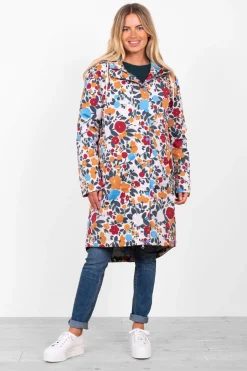 Brakeburn Bloom Waterproof Jacket Blue Shop