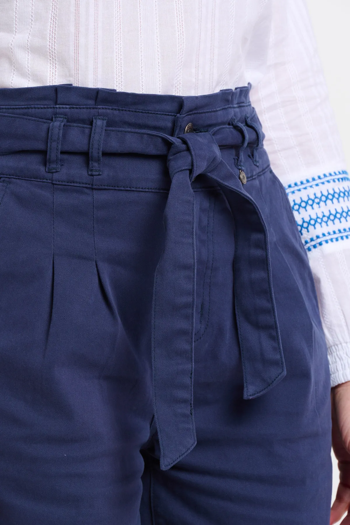 Brakeburn Blue Paperbag Shorts Navy Discount