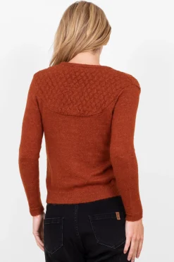 Brakeburn Bobble Cardigan Burgundy Cheap