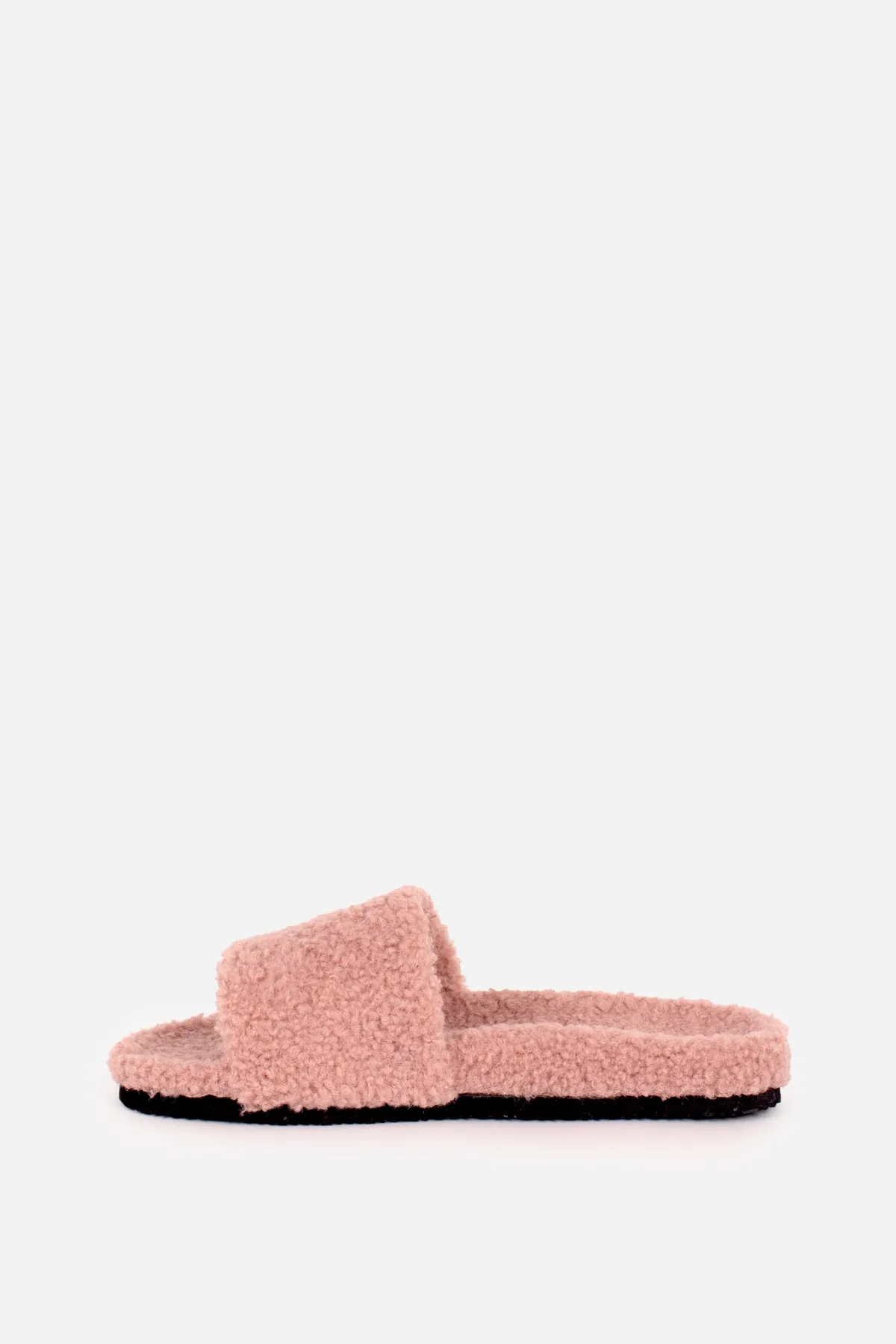 Brakeburn Borg Slider Borg Slippers Pink Fashion