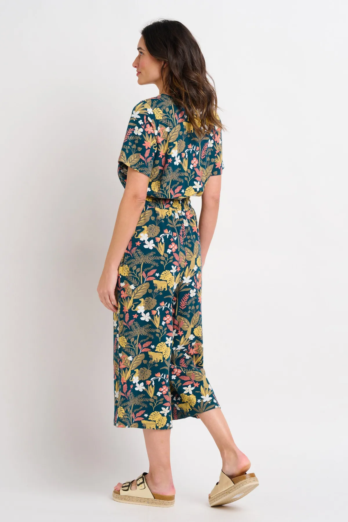 Brakeburn Botanical Jungle Jumpsuit Green Store
