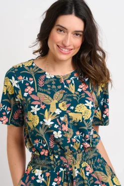 Brakeburn Botanical Jungle Jumpsuit Green Store