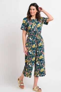 Brakeburn Botanical Jungle Jumpsuit Green Outlet