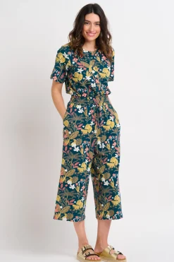 Brakeburn Botanical Jungle Jumpsuit Green Outlet