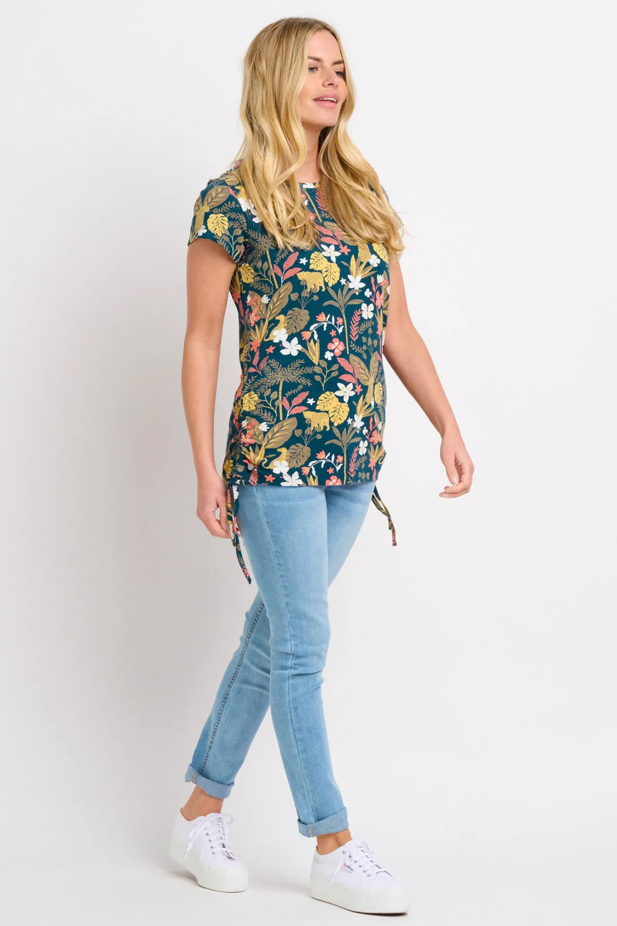 Brakeburn Botanical Jungle Tee Green Online