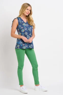 Brakeburn Bursting Blooms Vest Blue Hot