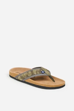 Brakeburn Camo Flip Flops Green Cheap