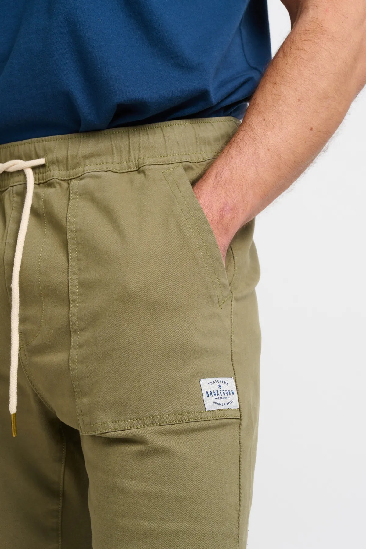 Brakeburn Carpenter Shorts Khaki Sale