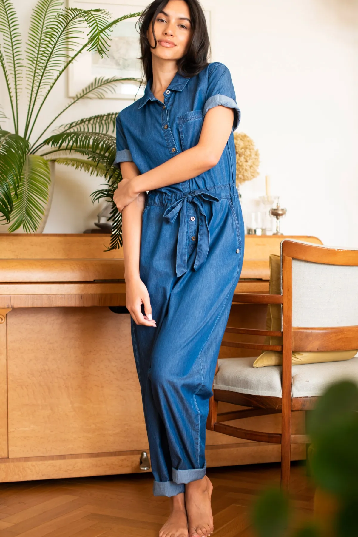 Brakeburn Charlie Jumpsuit Coral Best Sale