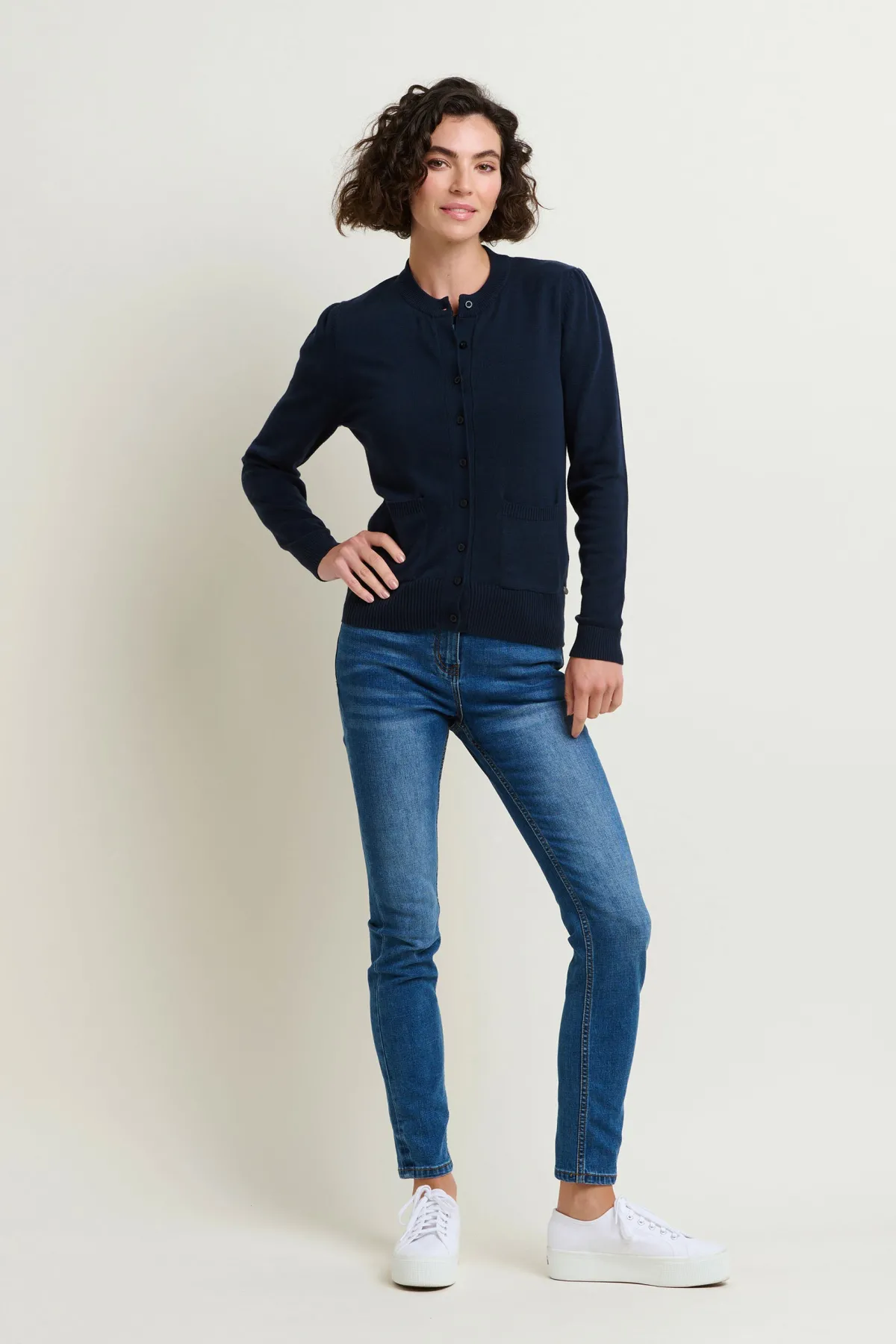 Brakeburn Classic Cardigan Navy Best