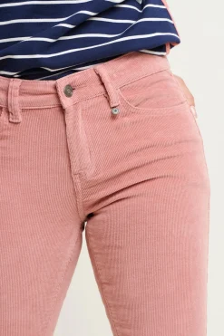 Brakeburn Cord 5 Pocket Trousers Pink Best Sale