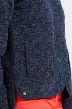 Brakeburn Cotton Quilted Liner Jacket Navy Sale