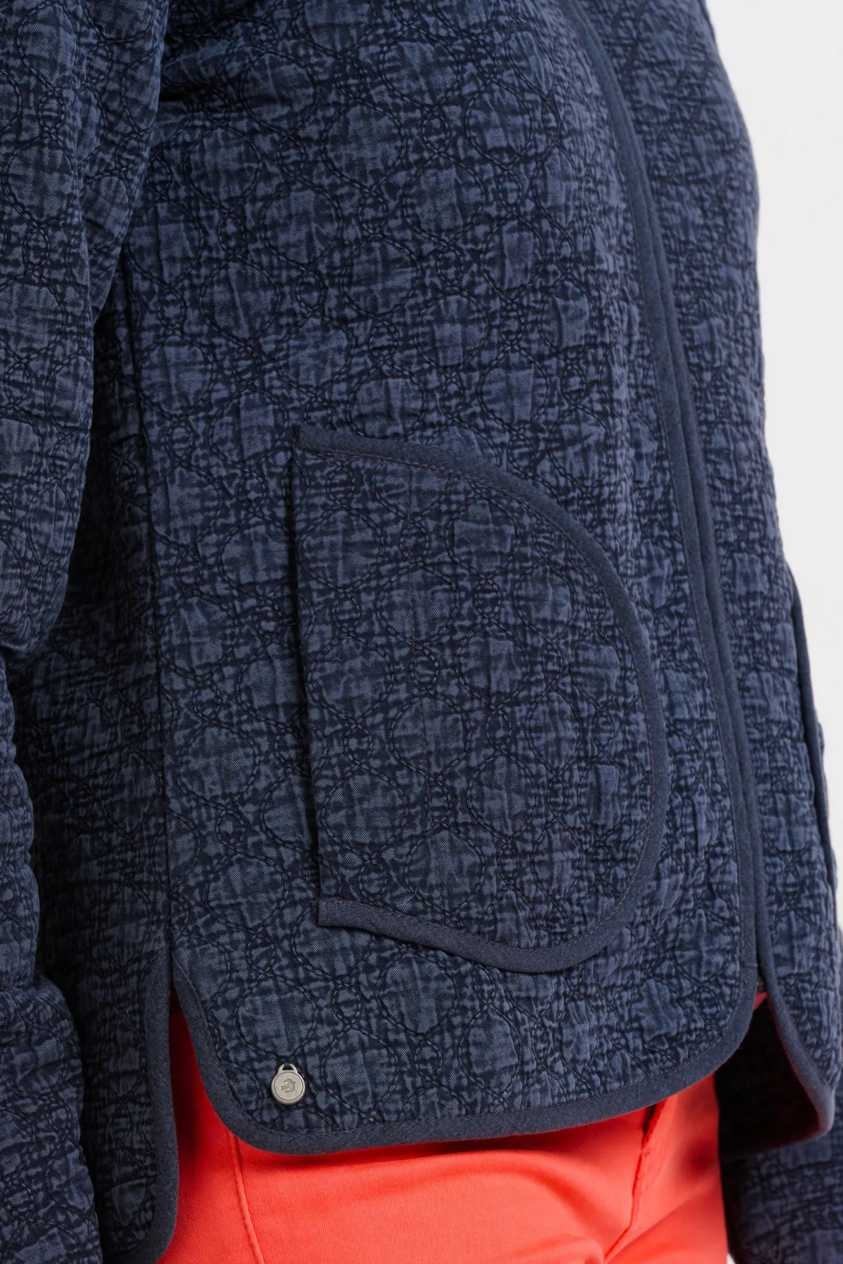 Brakeburn Cotton Quilted Liner Jacket Navy Sale