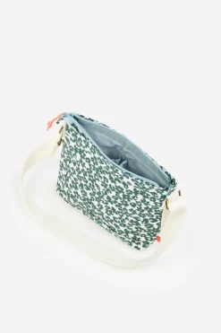 Brakeburn Cross Body Leopard Floral Bag Khaki Fashion