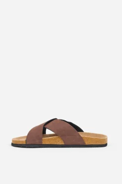Brakeburn Cross Over Sandal Brown Outlet