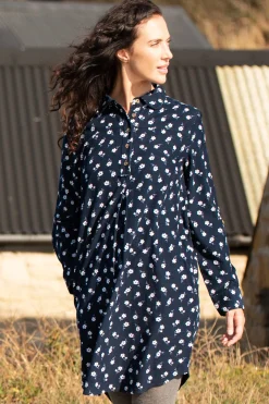Brakeburn Daisy Cord Dress Navy Best Sale