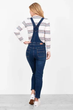 Brakeburn Denim Dungarees Navy Shop