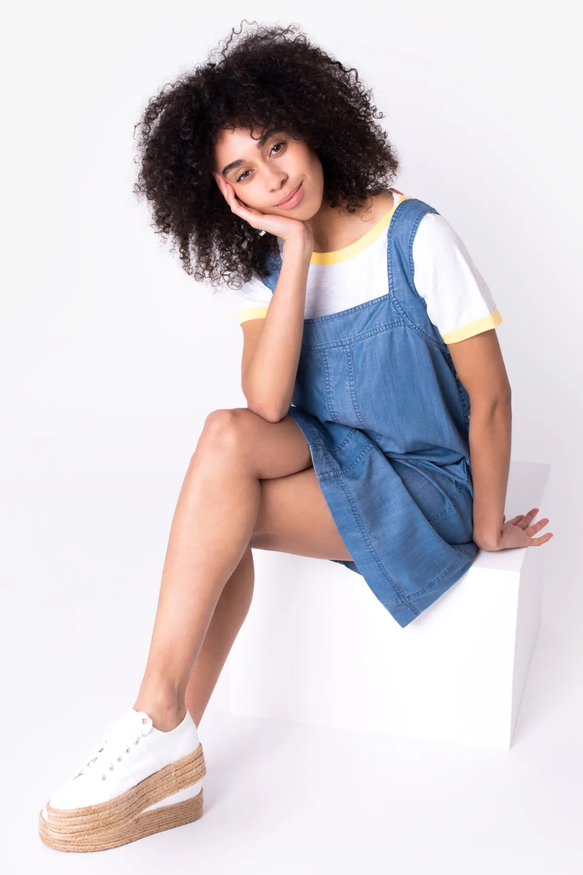 Brakeburn Eliana Dress Blue Cheap