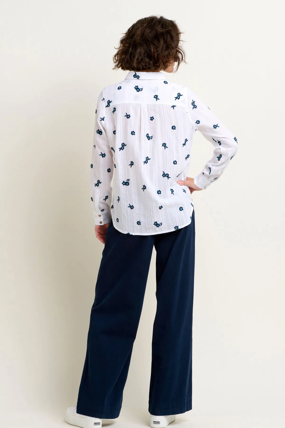 Brakeburn Flora Shirt Navy Store