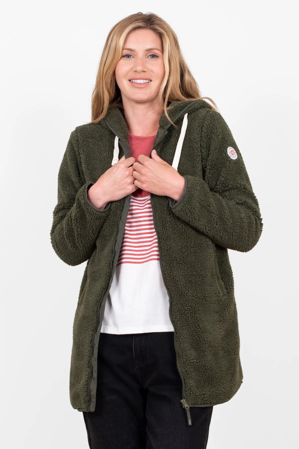 Brakeburn Forest Borg Jacket Green Store