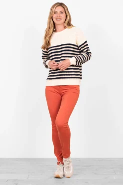 Brakeburn Garment Dyed Trouser Coral New