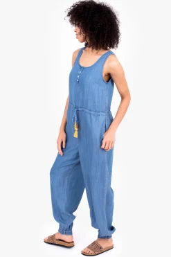 Brakeburn Grace Jumpsuit Blue Outlet