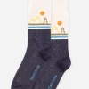 Brakeburn Grey Mountain Socks Cream Cheap