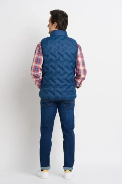 Brakeburn Heat Sealed Gillet Navy Outlet
