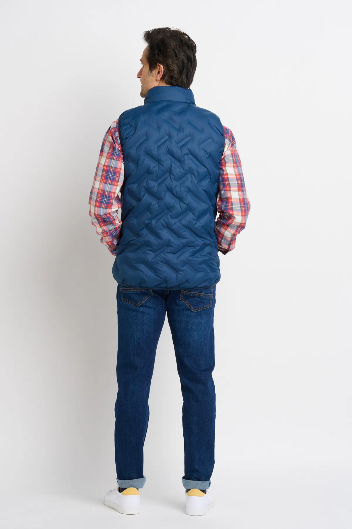 Brakeburn Heat Sealed Gillet Navy Outlet