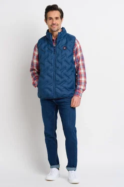 Brakeburn Heat Sealed Gillet Navy Outlet