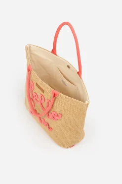 Brakeburn Hello Sun Jute Beach Bag Beige Store