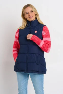 Brakeburn Idyll Blue Gilet Navy Cheap