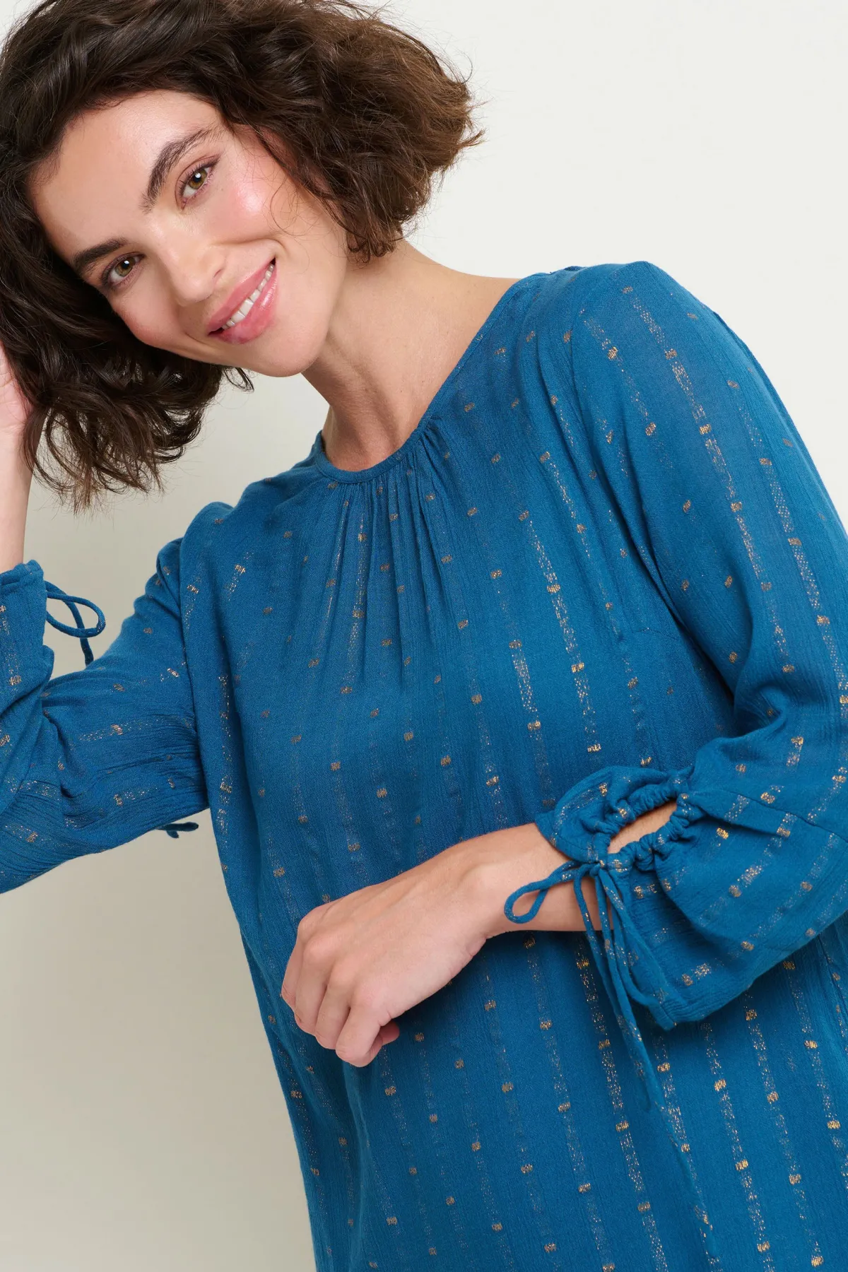 Brakeburn Ivy Dress Blue Cheap