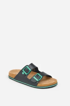 Brakeburn Kelly Pop Sandals Black New