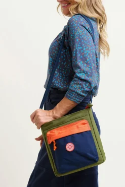 Brakeburn Khaki Large Cross Body Bag Green Discount