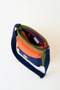 Brakeburn Khaki Large Cross Body Bag Green Discount