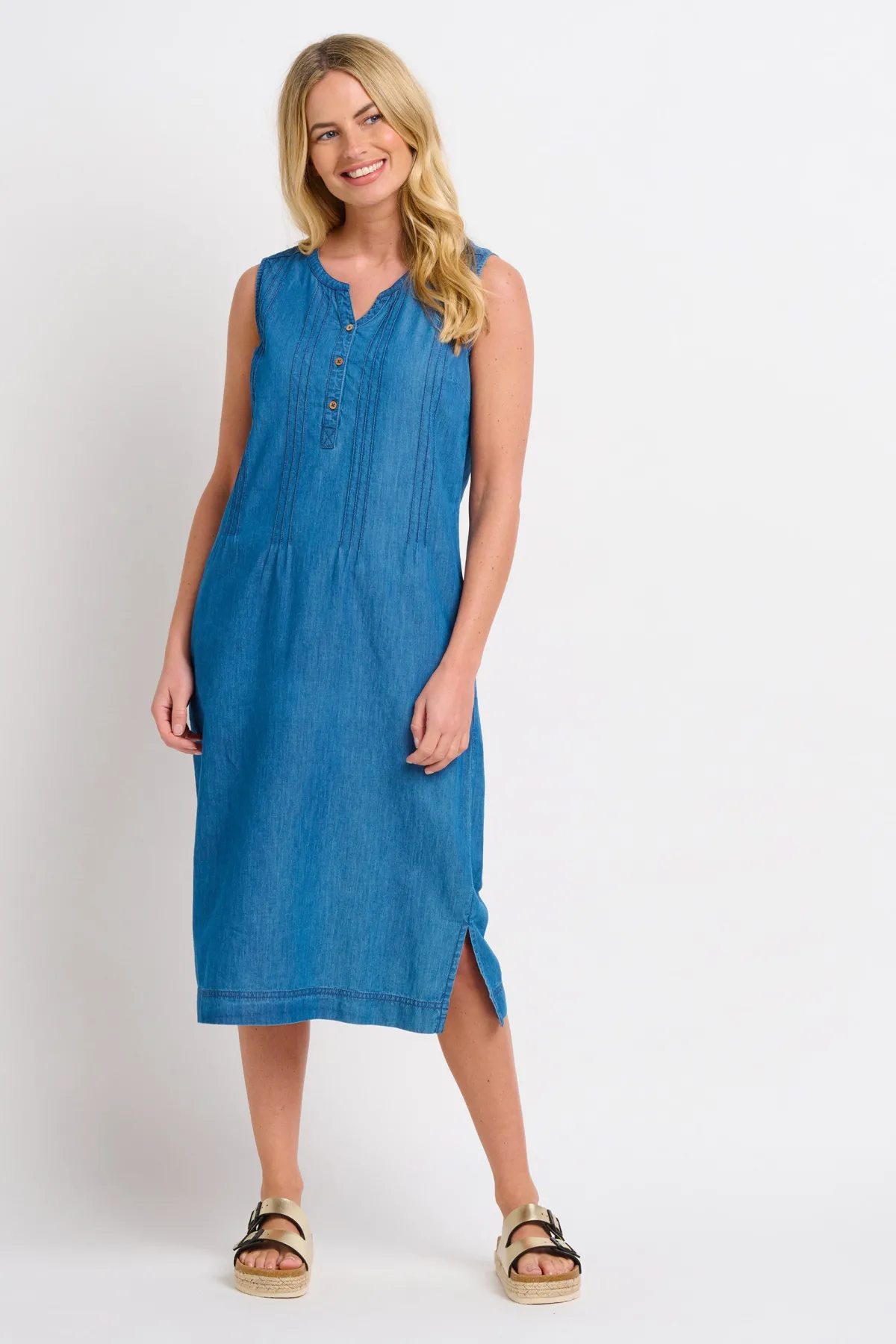 Brakeburn Lara Midi Dress Blue Online