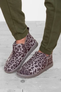 Brakeburn Leopard Elf Boot Black Flash Sale