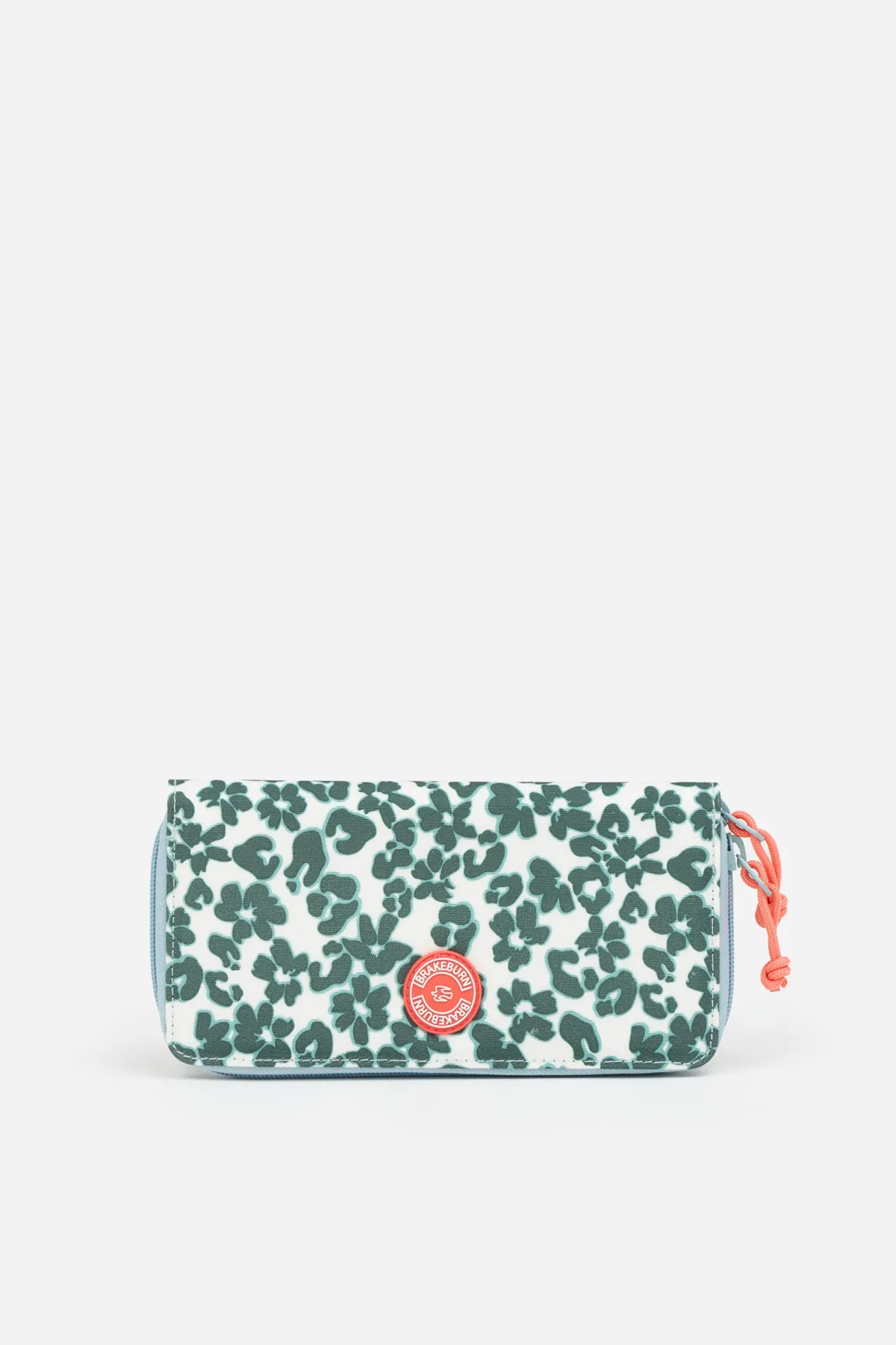 Brakeburn Leopard Floral Purse Green Online