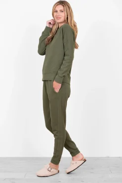 Brakeburn Libby Sweatshirt Green Hot