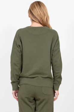 Brakeburn Libby Sweatshirt Green Hot